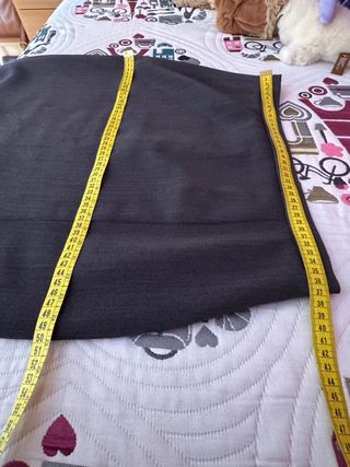 Falda recta/tubo gris marengo El Corte Inglés