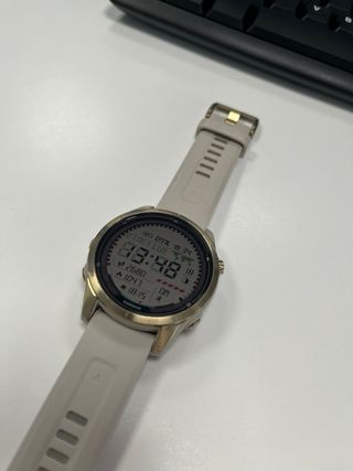 Garmin Fenix 7S Pro Sapphire Solar dorado/Blanco