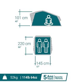 Tienda de techo hinchable. Cambio por moto 125.