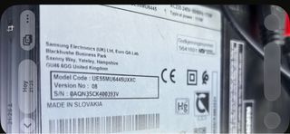 Televisor Samsung Negro