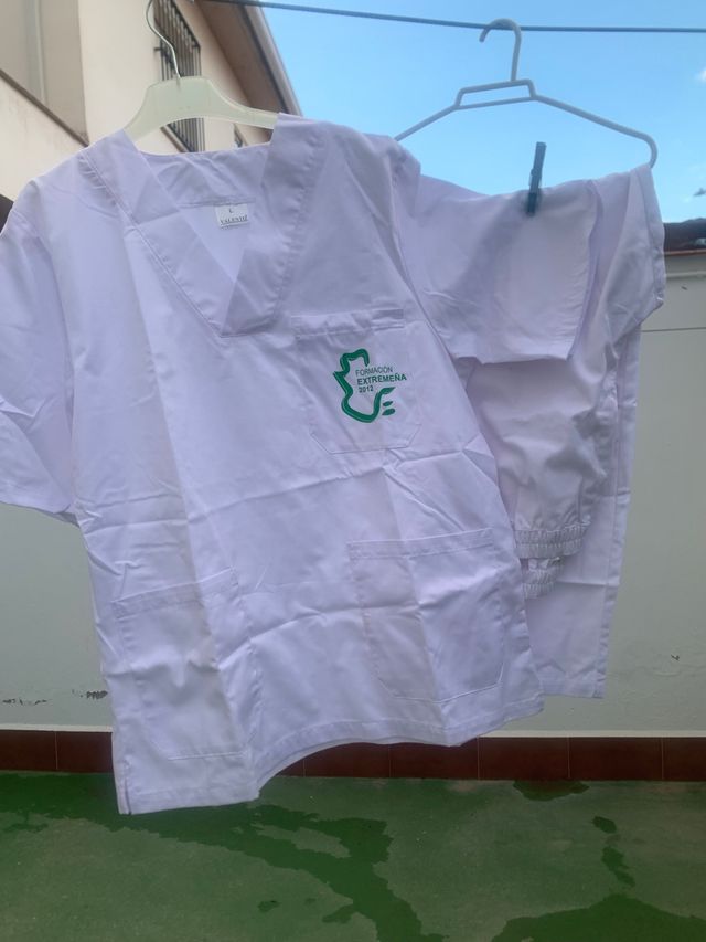Uniforme Sanitario Domicilio Blanco