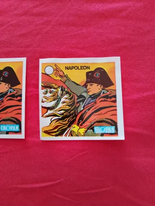 2 cromos históricos de la colección Cropan