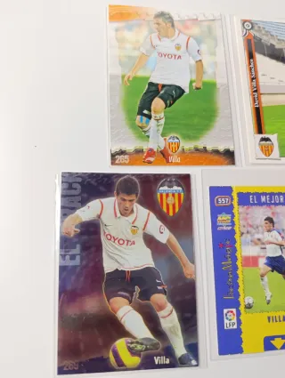 Lote  7 Cromos David Villa Mundicromo
