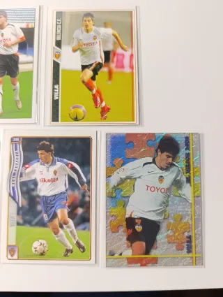 Lote  7 Cromos David Villa Mundicromo
