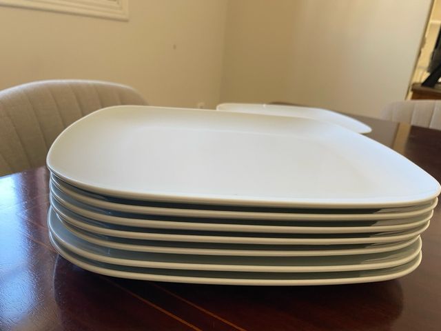 Lote 5 Platos Porcelana Ikea