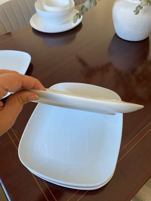 Lote 5 Platos Porcelana Ikea