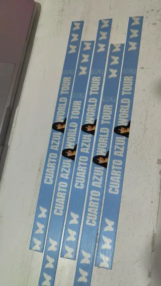 Pulsera Aitana Cuarto Azul World Tour