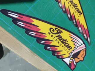 Pegatinas Indian Motorcycle Depósito
