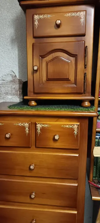 Conjunto Muebles Habitación Madera Maciza