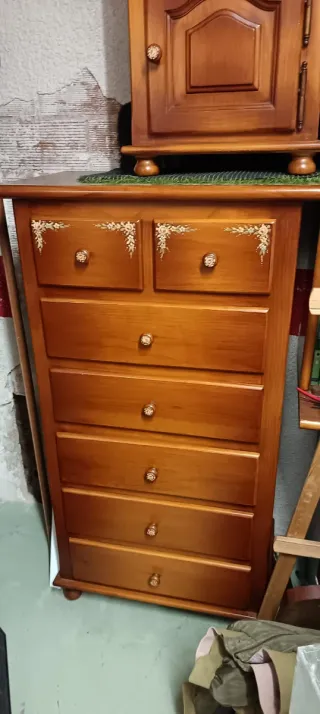 Conjunto Muebles Habitación Madera Maciza