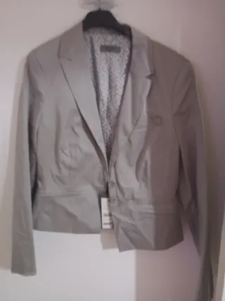 Americana gris mujer nueva con etiqueta