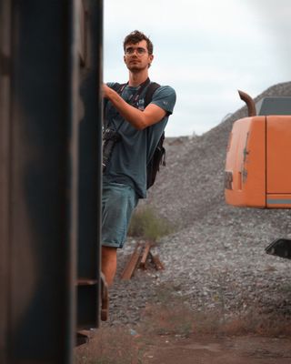 Fotógrafo o videógrafo, con dron