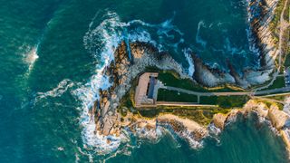 Fotógrafo o videógrafo, con dron