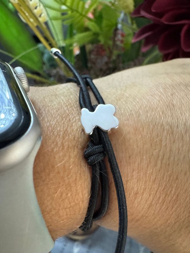 Pulsera Plata S925 Diseño Oso