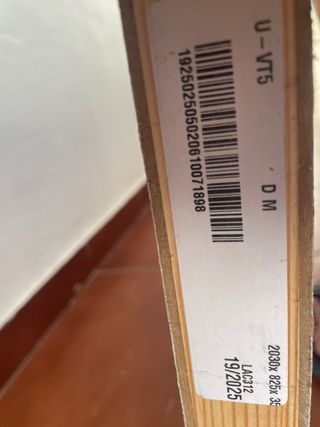 Puerta Brico Depót Blanca Madera Maciza