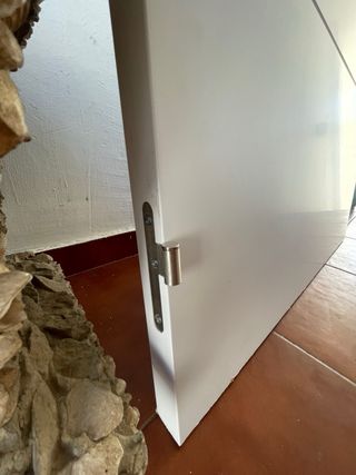 Puerta Brico Depót Blanca Madera Maciza