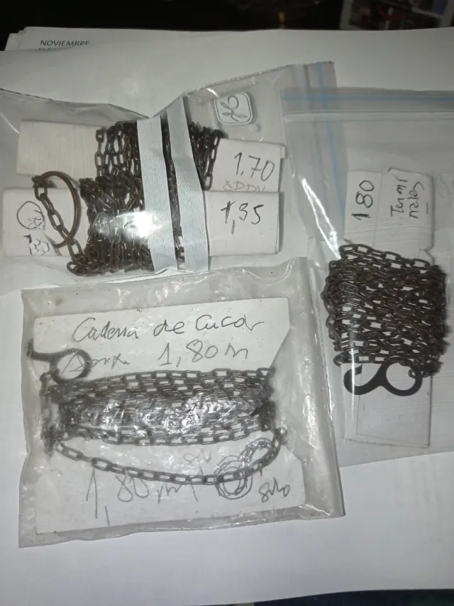 Cadenas para reloj cuco, varias medidas