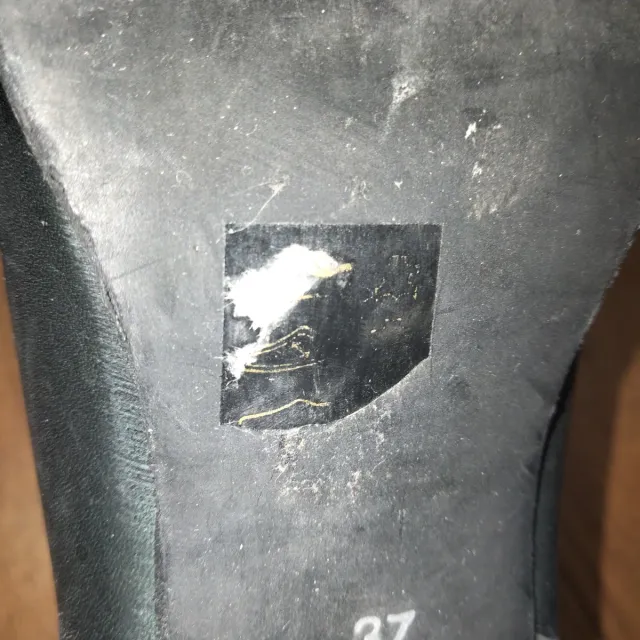 Botines de piel negros