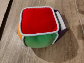 Juguete Dado de peluche con tarjetas educativas 18