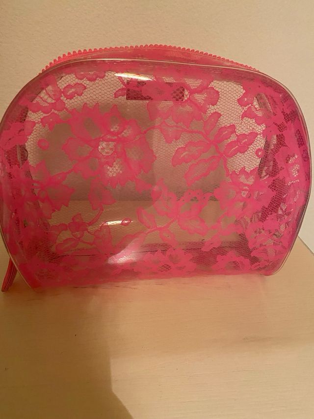 Set 3 Neceser Victoria's Secret Rosa con etiqueta.