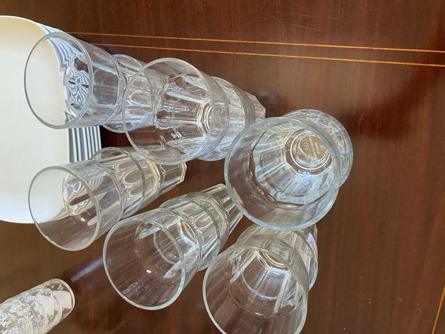 Lote 12 vasos pocal grandes