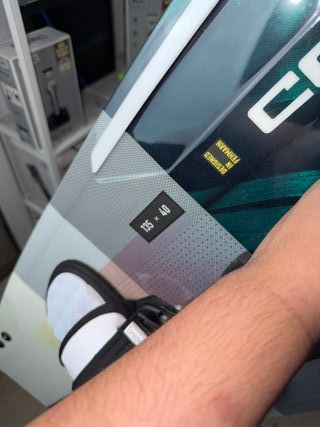 Tabla Kitesurf CORE FUSION 5 + Footsraps