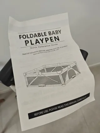 Parque infantil plegable 120x160