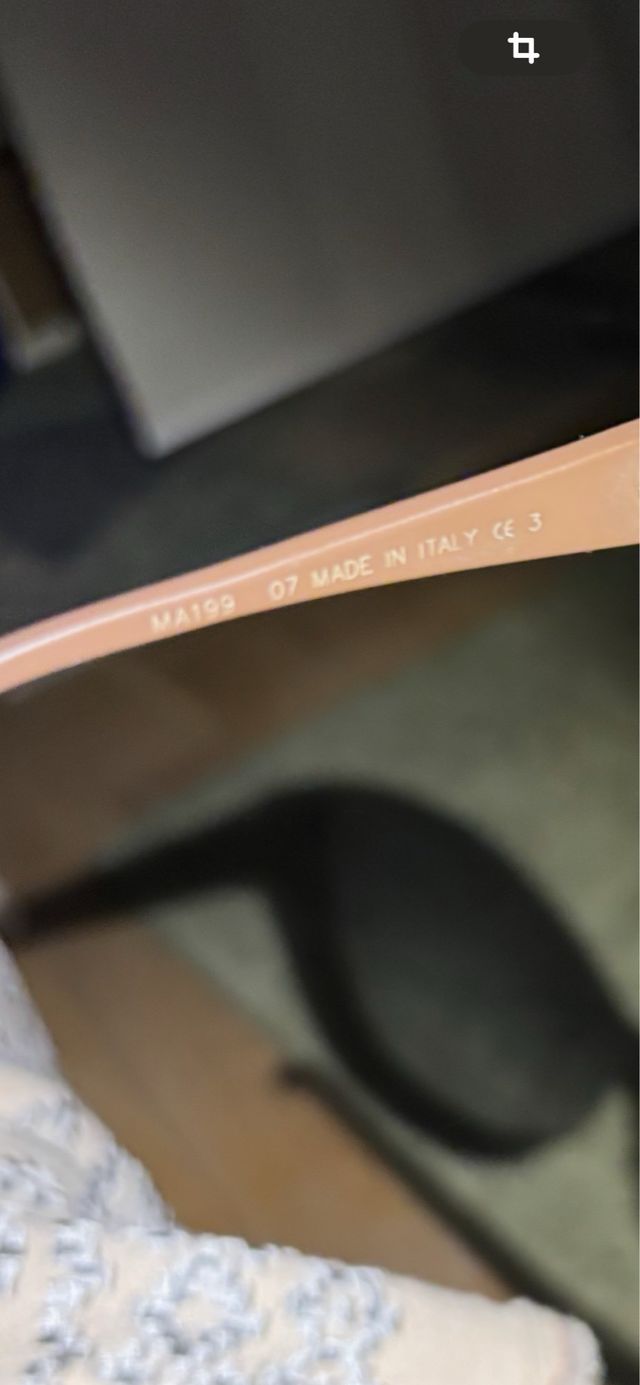 Gafas de sol Marni doradas y azules