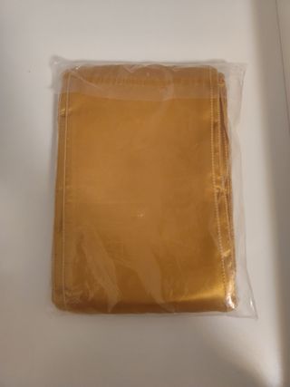 10 Lazos de Satén Dorados para Sillas