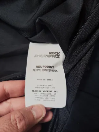 Rock Experience Alpine Pants unisex taglia M