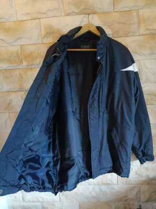 Parka acomchada TEX impermeable negro Talla L