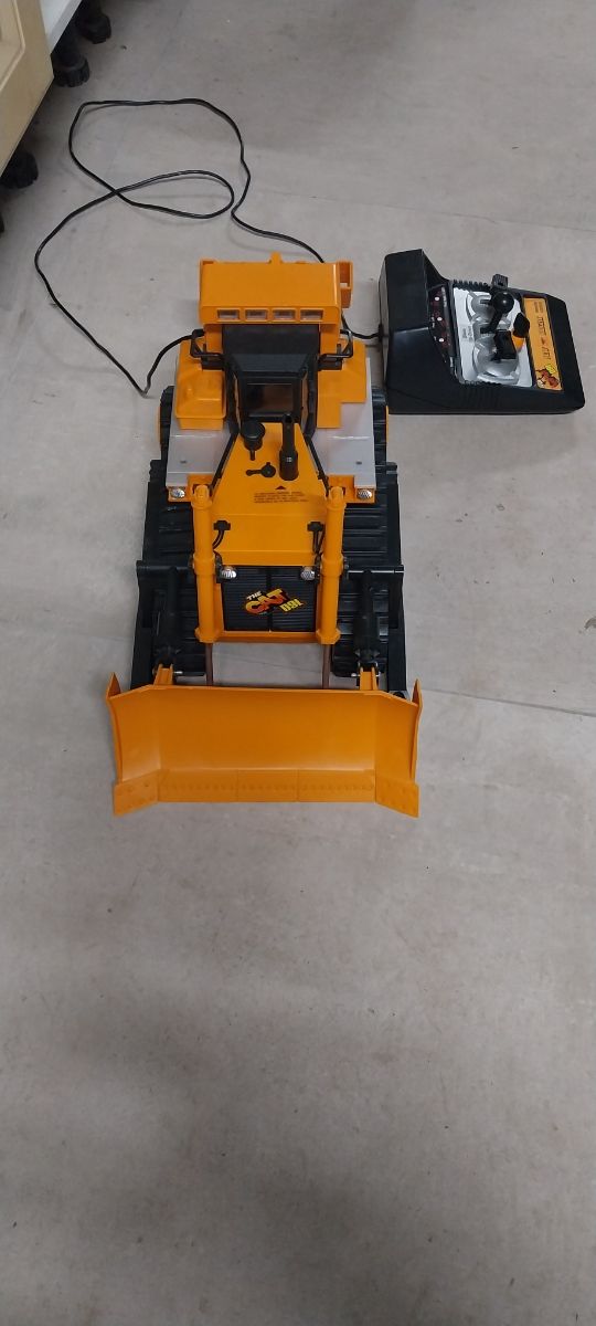 Excavadora de juguete CAT años 90