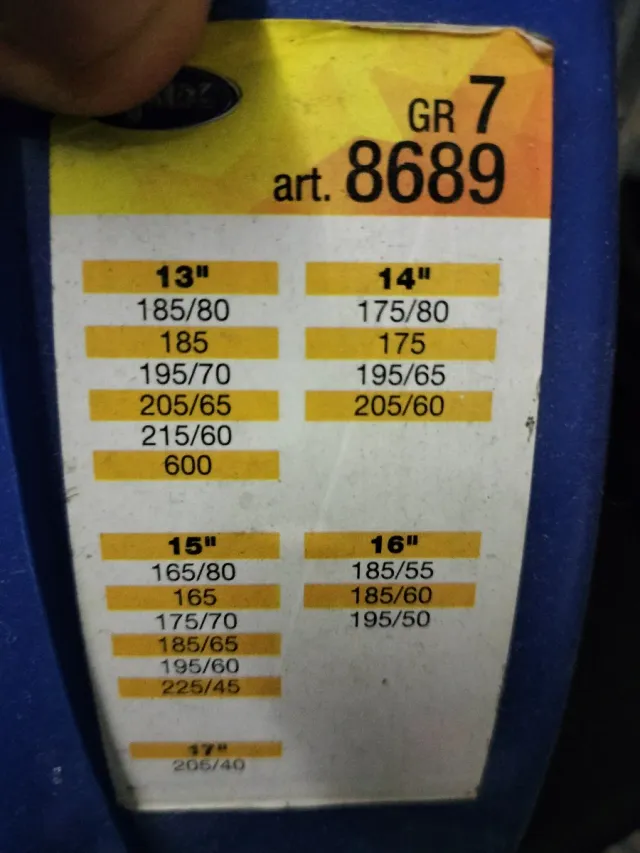 Catene da neve GR 7 art. 8689