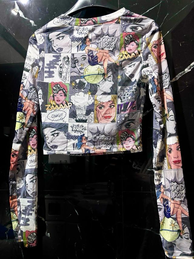 Top a maniche lunghe