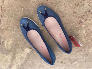 Zapatos planos Nature azules