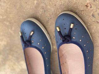 Zapatos planos Nature azules