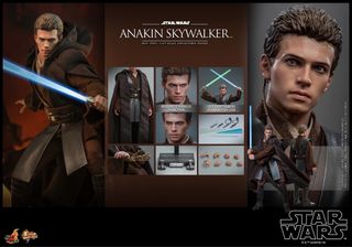 Figura Anakin Skywalker Ep2 Hot Toys 1/6