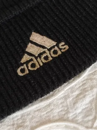 Gorro de punto Adidas negro