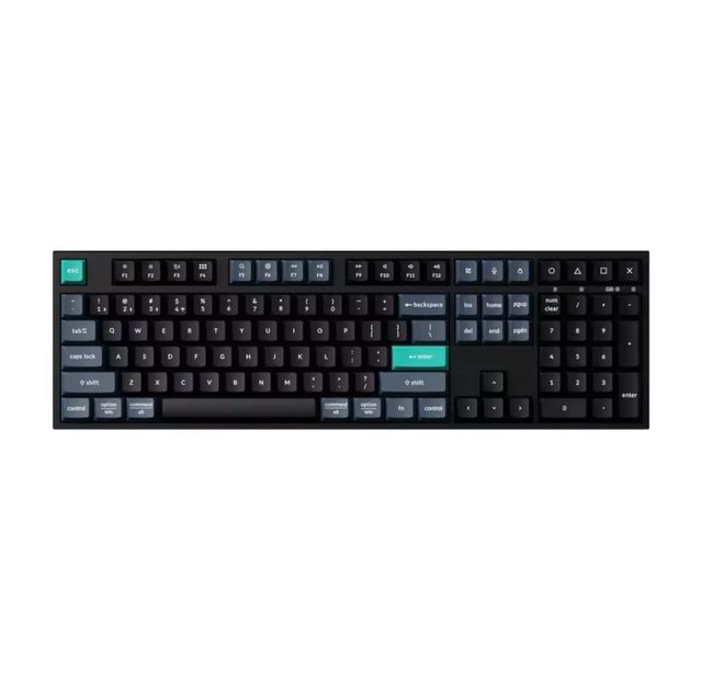 Teclado Keychron B36 Inalámbrico Negro/Azul .