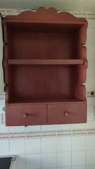 Alacena cocina madera antigua
