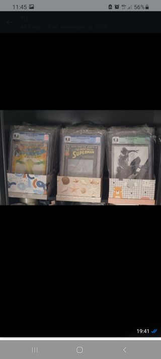 Lote 58 comics encapsulados