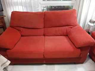Sofás 3+2 rojo