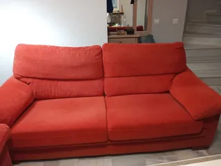 Sofás 3+2 rojo