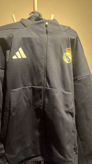 Chaqueta himno Real Madrid Adidas Azul