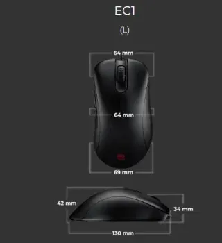 Ratón ZOWIE EC1 para Esports 18203A