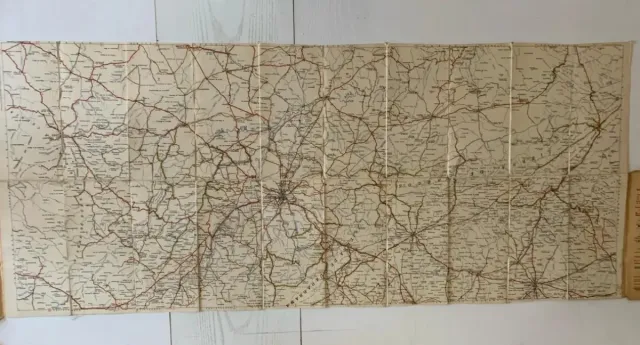 Mapa Michelin España 1921 Tela Hoja 8/13