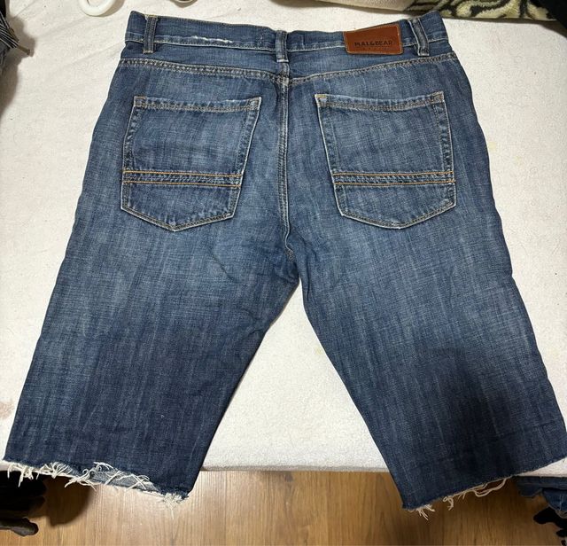 Pull&Bear Pantalón Corto Azul Talla 40