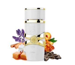Perfume Lattafa Yara Blanco y Dorado