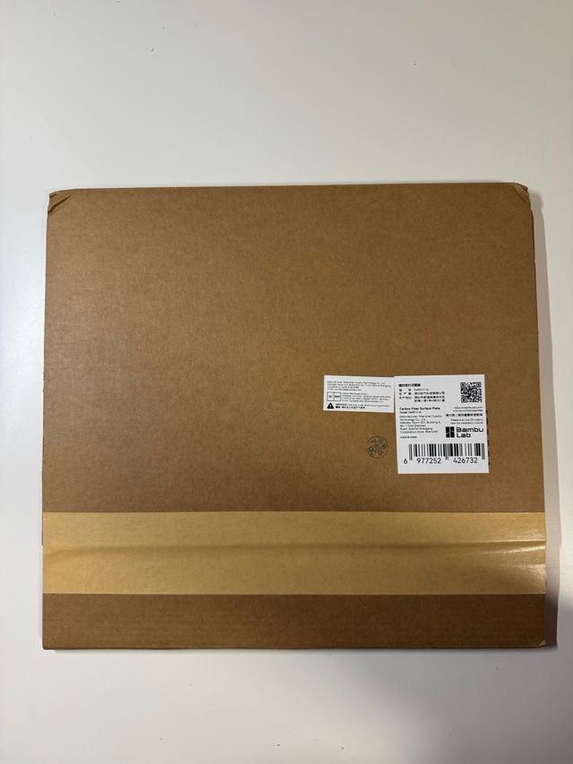 Placa Bambu Efecto Carbono para P1S