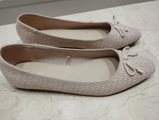 Bailarinas beige mujer